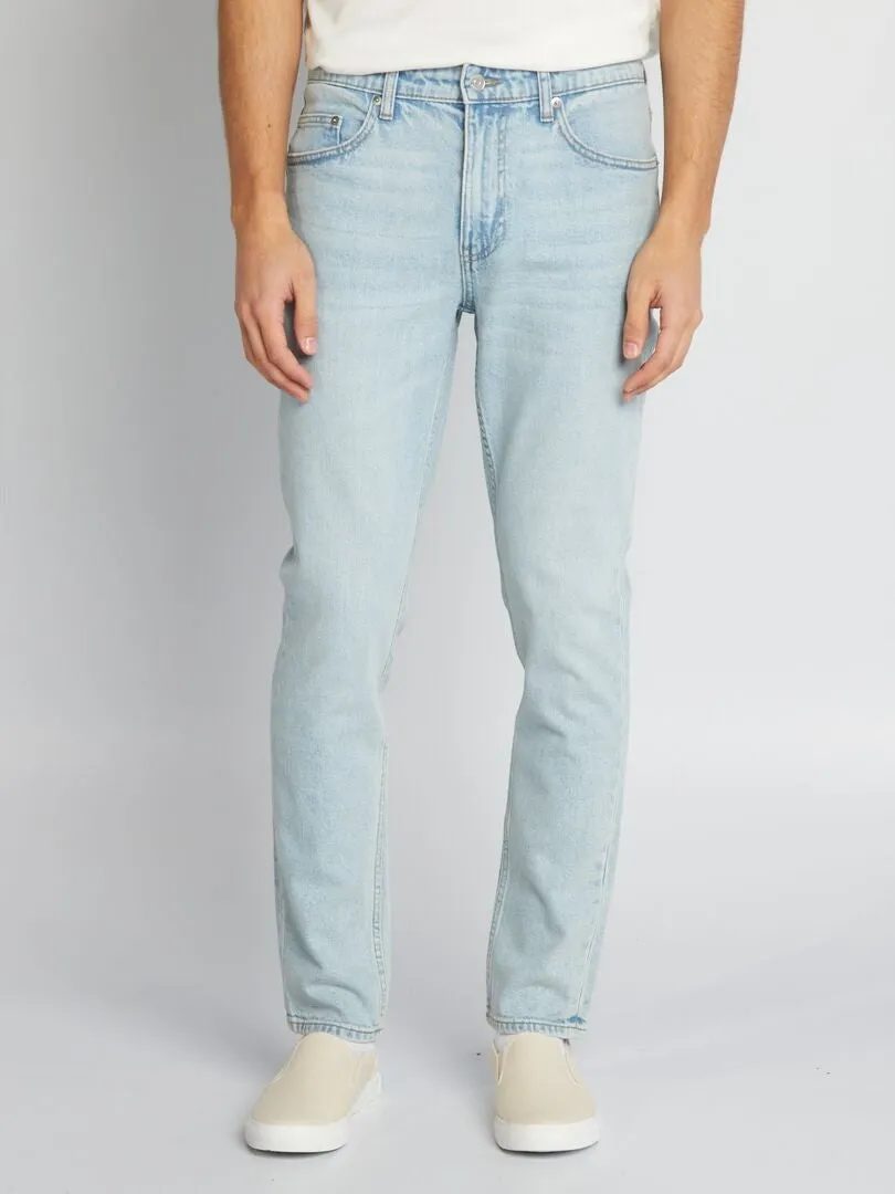 VAQUERO SLIM FIT CON 5 BOLSILLOS  AZUL